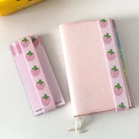Japanese Style Cartoon Elastic Band Firmly Loose-leaf Notebook Cover Gift Scrapbook Journal Elastic Strap Card Collection Book