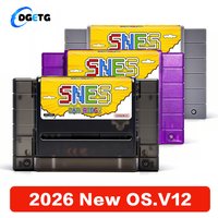 2026 V12 3000 in 1 SNES Game Card With 8GB TF Card SFC Game Cartridge For SFC Super Famicom US Game Console Game Accessories