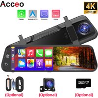 4K HD Car DVR Touch Screen Carplay & Android Auto Dash Cam Night Vision Video Recorder Driving Recorder image 4
