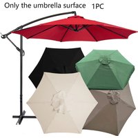 6/8 Rib Polyester Sunshade Cloth - Outdoor Patio Umbrella Replacement, Rainproof/Sunproof, for Garden/Terrace Umbrellas
