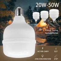 1-5pcs 50W 5000lm Super Bright LED Bulb AC 110V 220V E27 LED Lamp Lampada LED Light Bombilla Lighting Lamp for Home Livingroom