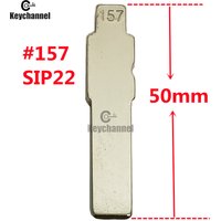 10pcs/lot Universal Car Flip Key Blade SIP22 KD Remote Blank 157# for Fiat 500 Ducato Iveco Daily Alfa for KEYDIY KD VVDI Xhorse