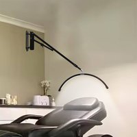 FOSOTO-Plafonnier LED mural en forme de demi-lune, éclairage d'intérieur, luminaire décoratif de plafond, idéal pour un salon de coiffure, un salon de beauté, un salon de beauté ou un tatouage de cils
