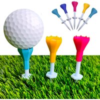 5 teile/satz Kunststoff Golf Tees höhen verstellbar frei langlebig Golf Tees stabile Training Ball Stand Tees für Golfer Praxis