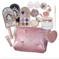 Flower Know Makeup Set Little Angel Collection Make Up Gift Box Eye Shadow Blush Matte Lipstick Highlighter Full Kit All In One