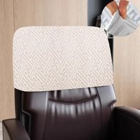 1PC Computer Chair Head Cover Solid Color Elastic Chair Back Protection Dustproof Backrest Slipcover Office Chair Backrest Cover
