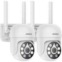 Annke 2pcs h.264 5mp drahtlose Kamera Video überwachungs kamera Zwei-Wege-Audio-WLAN-IP-Überwachungs kamera 3,6mm ip66 wetterfest