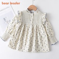 Bear Leader Mädchen Kind Blumenblusen 100 % Baumwolle Kleinkind Baby Blumen Kleidung Rüschen Süße Hemden Kinder Freizeitkleidung 1 5 Jahre
