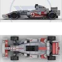 MOC-205940 Building Blocks Racing Car MP4/23 Racing Car Assembly Model 213 Pieces Adult Birthday Gift Christmas Toy Gift