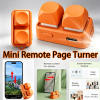 Newest Lightweight Wireless Bluetooth Remote Keypad Dual-Button Page Turner for Kobo E-Readers Lazy Reading Gadget