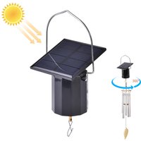 Solar Motor Wind Chimes Powered Wind Chimes Wind Spinner No Batteries Required Eco-friendly Ornament Hanging Rotating With Hook
