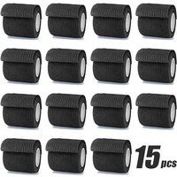 1/15Pcs 4.8m Black Sport Self Adhesive Elastic Bandage Wrap Tape Elastoplast For Knee Support Pads Finger Ankle Palm