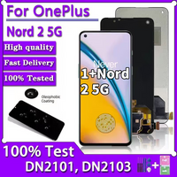 6.43"New AMOLED For OnePlus Nord 2 5G LCD Display Touch Screen Digitizer Panel Assembly Nord2 5G DN2101 DN2103 Display image 3