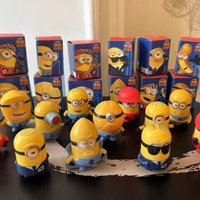 Despicable Minions Handmade Model Gift Box Style Ornament Doll Desktop Decoration Gift
