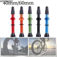 Bike Parts 48mm Ultra-light Alloy Stem Aluminum Brass Presta Valve Extender Valves MTB Bicycle Tubeless Tire