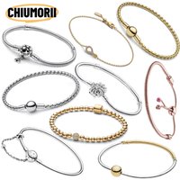 Round Bead Bracelet S925 Pure Silver Fashionable Heart Snake Bone Bracelet DIY Accessories For Women's Fine Jewelry Gifts