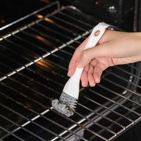 Grill Brush V-shaped Hooked Brush and Scraper Multifunctional Barbecue Kit Net Cleaning Brush for Kitchen Gadget