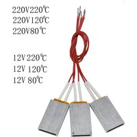 220V/12V 80-220 Degrees Celsius PTC Heaters Heating Element Hair Dryer Accessories Curlers Heater Poultry Incubator 1 Pcs