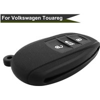 Remote Silicone Cover For Volkswagen Touareg 2011-2018 Remote Rubber Keyless Key Case Fob Protection Smart Entry Shell 3button