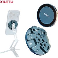 XILETU MI-1 MagSafe Phone Tripod Mount N52 Magnetic Aluminum Alloy 1/4 Inch Screw Cold Shoe Adapter For iPhone 12 13 14 15 16 17