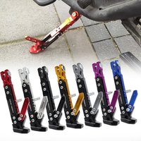 Uniwersalna Regulowana Podpórka Boczna Motocykla Antypoślizgowa Wysuwana Nóżka Stojakowa Wytrzymała Podpora Parkingowa Akcesoria Modyfikowane