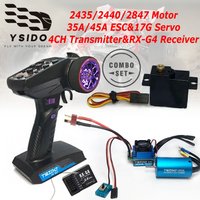 YSIDO Brushless Combo Upgrade Kit Motor Esc Receiver RC Servo Set for WLtoy 1/12 1/14 1/16 1/18 MJX hyper go HBX REMO Hobby Car