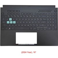 16" Palmrest with Backlit Keyboard For ASUS TUF Gaming F16 FX607 FA607 FX607J (Black) (2024 Year)