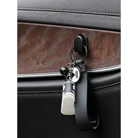 3pcs Car Hooks Self-Adhesive Wall Hook Multi-Purpose Plastic Small Storage Hangers for Key Bag USB Cable