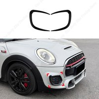 2PCS For Mini Cooper JCW F55 F56 F57 Pre-Facelift 2014-2021 Front Bumper Air Vent Wind Knife Fog Lamp Grille Trim Canard Tuning