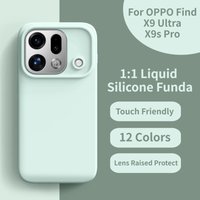 Original Skin Feel Soft Silicone Funda for Official OPPO Find X9 Ultra X9S Pro X8s Plus Ultra Anti-drop Lens Raised Protect Case