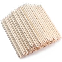 10-100pcs Nail Cuticle Pusher Orange Wood Sticks Nail Manicures Remover Wooden Design Nail Gel Polish Drawing Stick for Nail Art