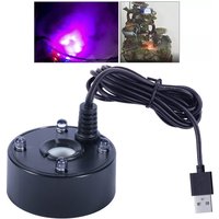 5V USB Mist Maker Fogger With Fog Maker Machine LED Colorful Lights Small Rockery Water Fish Tank Landscape Spray
