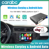 CARABC Wireless Carplay Android Auto For Volkswagen Golf 7 Tiguan Lamando Magotan Phideon Teramont With MIB1/MIB2 Upgrade Module