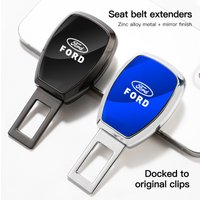 Car Seat Belt Extension Plug Buckle Seatbelt Clip Adjustable Extender for Ford STline Focus Fiesta Mondeo Explorer Transit