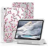 Tablet Case For iPad Pro 2025 Mini 6 7 Air 4 5 M3 M2 M4 11inch 11th 10th 9th 8th 7th 12.9inch Holder Cover Y-Fold Creative Peach