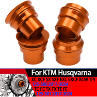 CNC Front Rear Wheel Axle Hub Spacer For KTM EXC EXC-F EXC-W XC-W SMR SX SX-F XC-F TE FE EC 125-530 Enduro Dirt Bike 2003-2023