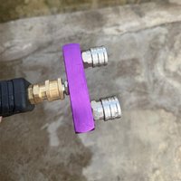 2-in-1 Pressure Washer Nozzle Dual Nozzle 1/4" Quick Connector Stainless Steel Washer Accessory 5000PSI Car Wash Cleaning Tool