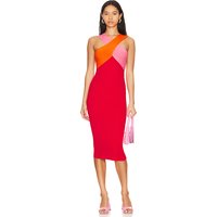 Summer New Fashion Patchwork Color Women Cross Sling Mini Stretch Bandage High Street Casual Resort Party Dress