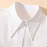 Women's Fashionable and Elegant Encrypted Chiffon Fake Collar Half Shirt Detachable Versatile Accessory Collar XF-C1 New