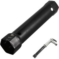 2 in 1 Carbon Steel Sink Faucet Wrench M34-40 Spanner 204mm Durable Plumbing Tool for Installation Repair Corrosion Resistant