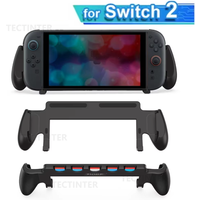 Hand Grip Case For Nintendo Switch 2 With Stand Holder Anti-Slip Protective Case with 5 Game Card Slots For Switch 2 Accessories