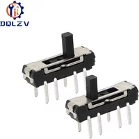 Toggle Switch 8 Pins 3 Files MSS23D18 Vertical Dip 2P3T Micro Switch