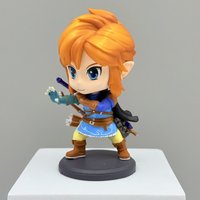 Anime Figure The Legend of Zelda Link Mini Cute Sitting Pose Toy Desktop Decoration Car Decoration Model Decoration Gift Figure