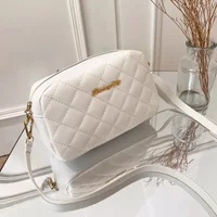 2025 tassel women's small crossbody bag trend diamond grid embroidery camera women's shoulder bag fashion chain crossbody bag