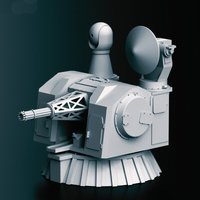 1PCS Model 1130 Close Range Gun 1/72 1/144 1/350 Scale Simulation H/PJ-11 Type 11 Barrel 30mm Naval Guns 3D Printing Resin Parts