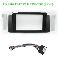 For BMW X5/E53/E39 1995-2003 Car Accessories 9 Inch Frame Fascia Adapter Android Radio Audio Dash Fitting Panel Kit