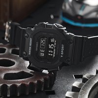Mens Student Sports Square Electronic Watch Multi Function Alarm Luminous Trendy Daily Wear School Outdoor Versatile Durable