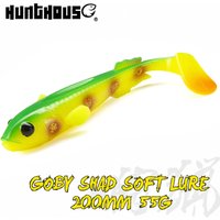 Hunthouse Soft Fishing Lure 3D Goby Shad Bait 200mm 55g 2pcs Wobbler Sinking Silicone Souple Lure Trout Pike T Tail Fish Tackle