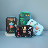 Large Capacity Pencil Box 3D Cartoon Stationery Case Pen Holder School Supplies EVA Unicorn Boys Girls Pensil Pouch Bag Pink Blu