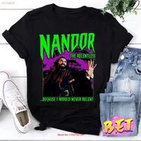 Vintage What We Do In The Shadows Nandor Relentless T Shirt WWDITS Vampire Halloween vintage Washed homme Stretched Breathable